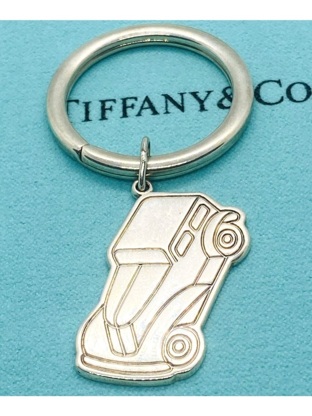 Tiffany & Co Sterling Silver 925 Car Keychain